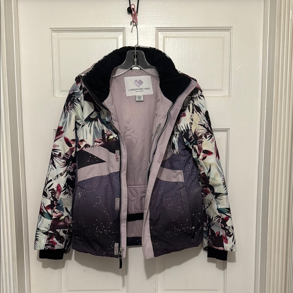 Obermeyer Multicolor Floral Ski/Snowboard Jacket